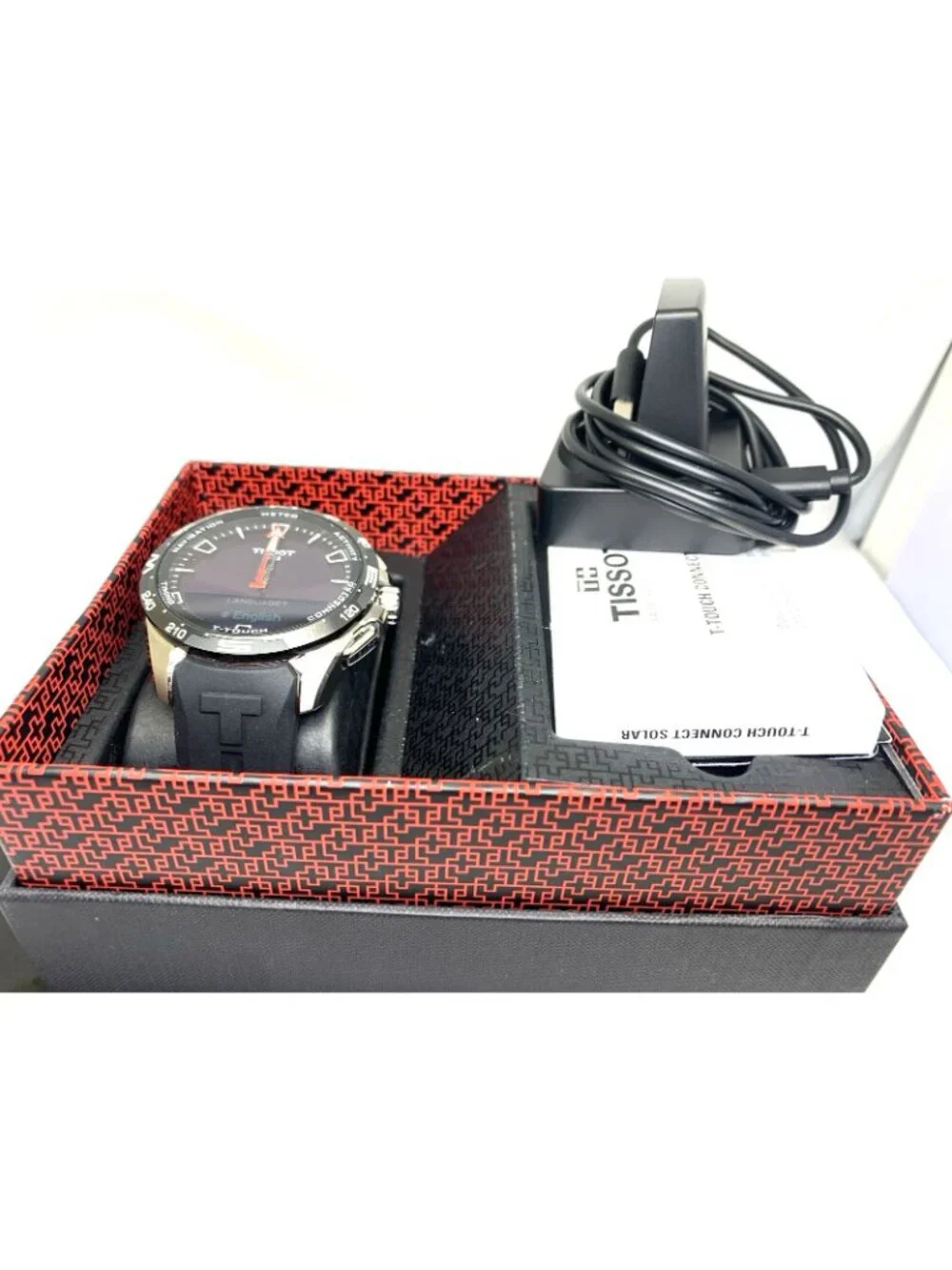 Tissot T-Touch Connect Solar Men's Watch Titanium Case 47.5mm T1214204405100